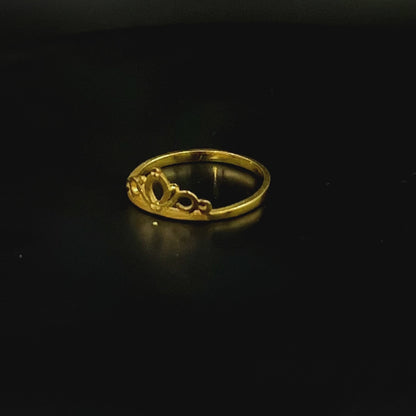 916 Gold Crown Ring