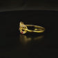 916 Gold Regal Masquerade Elegance Ring
