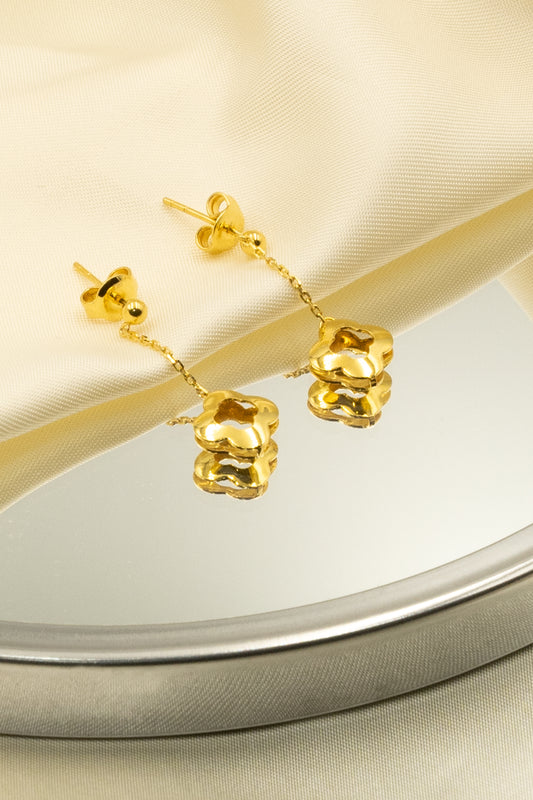 916 Gold earrings for ladies