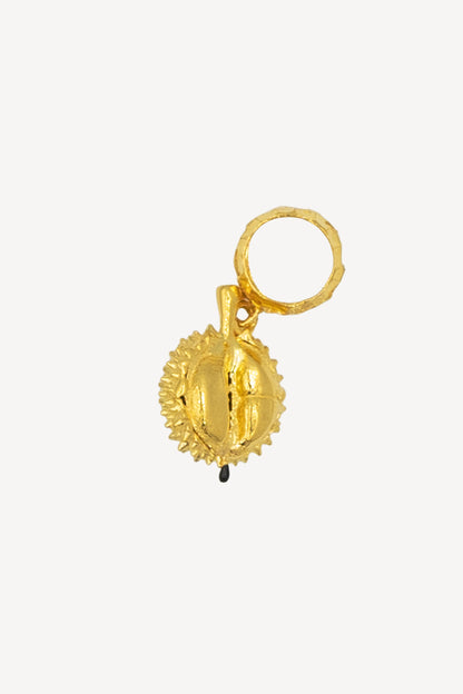 916 Gold Durian Charm