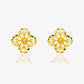 916 Gold beautiful flower design for woman