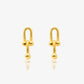 916 Gold Ear studs for woman