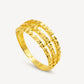 916 Gold Intricate Ring