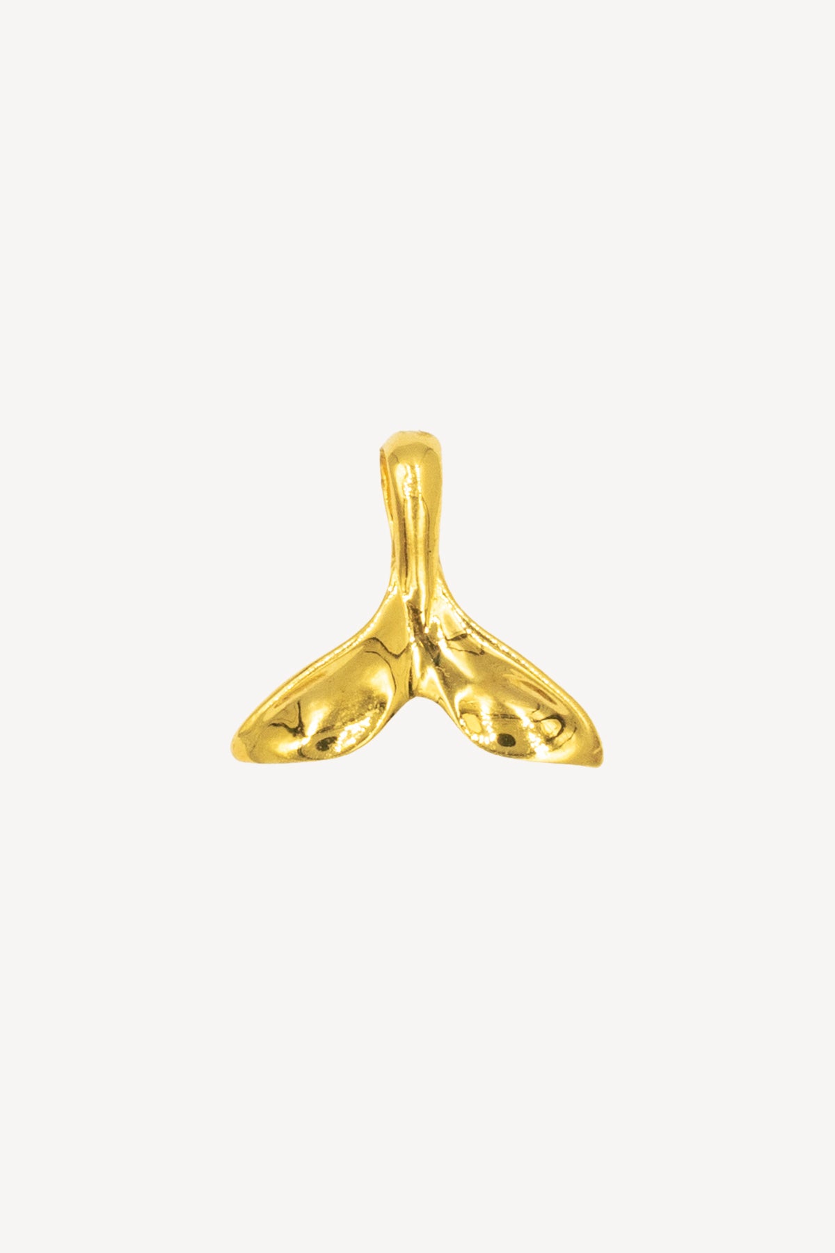 999 Gold Mermaid Tail Pendant