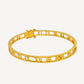 916 Gold Roman bangle for woman