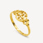 916 Gold Scape Ring
