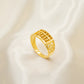 916 Gold Abacus Ring