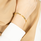 916 Gold Clip Link Bracelet