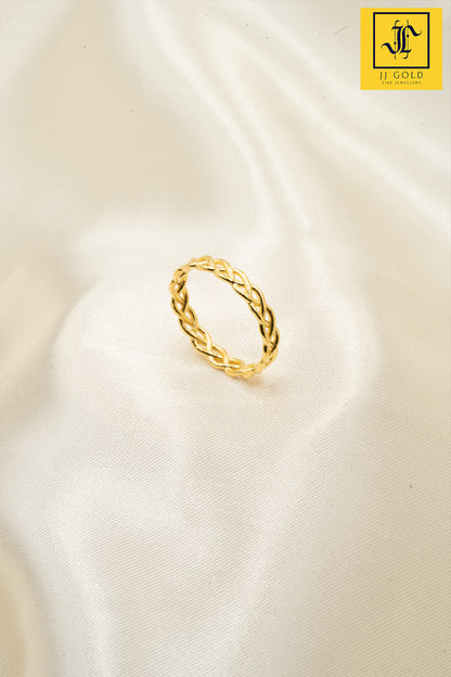 916 Gold Twine Ring