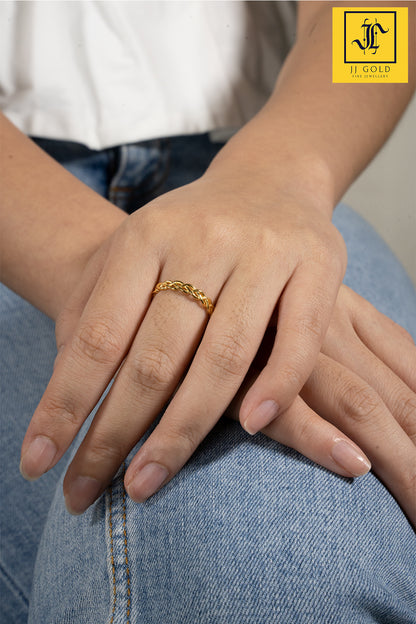 916 Gold Twine Ring