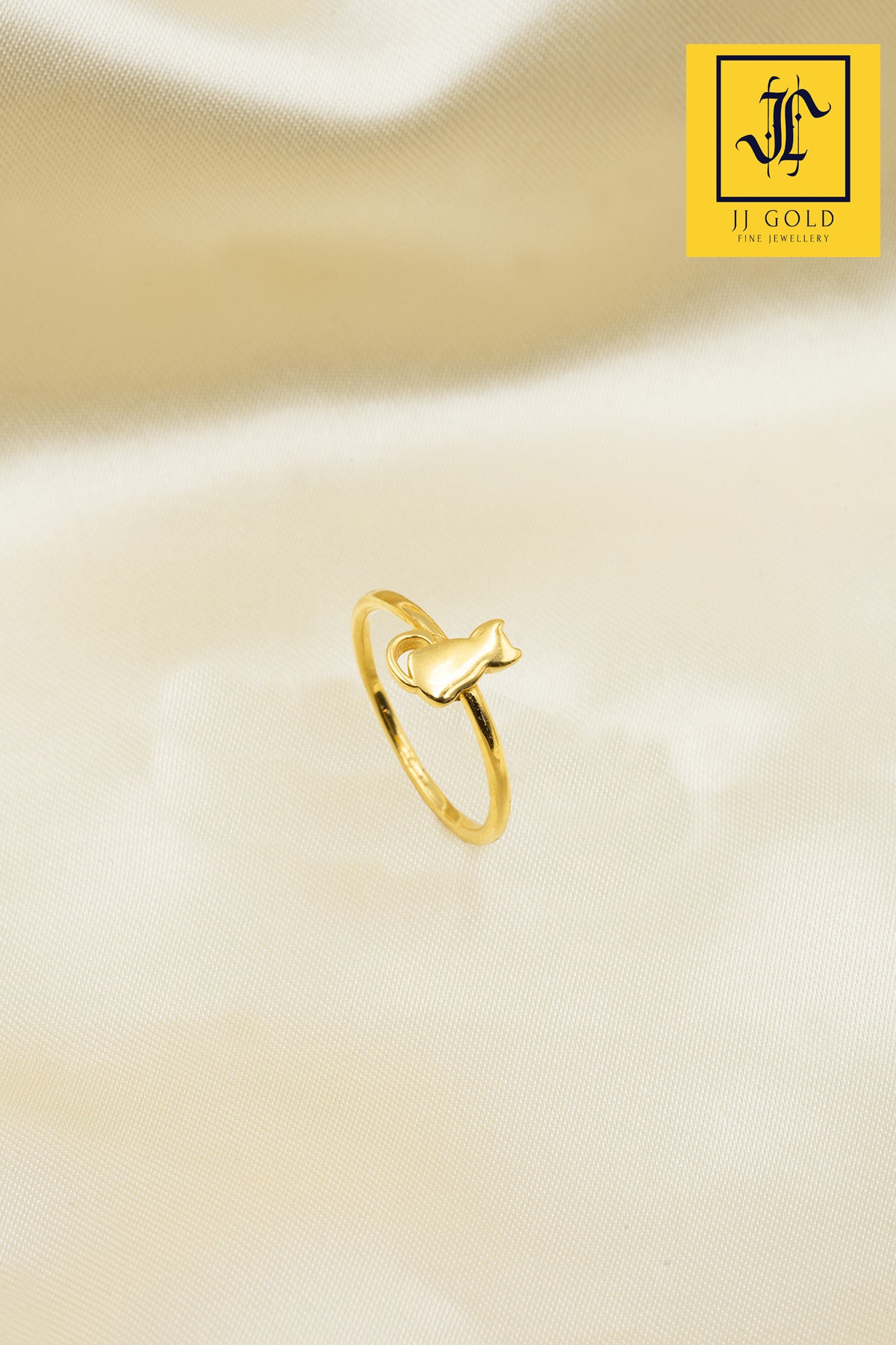 916 Gold Cat Ring