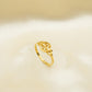 916 Gold Scape Ring