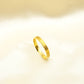 916 Gold Minimalist Ring