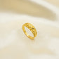 916 Fancy Elegant Gold Ring