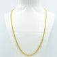 916 Gold Hollow Rope Chain (1.5mm & 2mm Series) 18/20/22/24 Inches