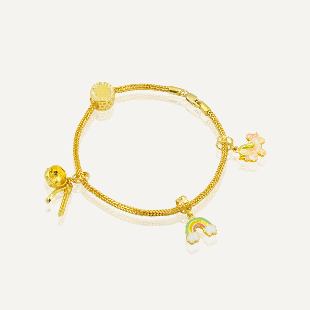 916 gold deals pandora bracelet